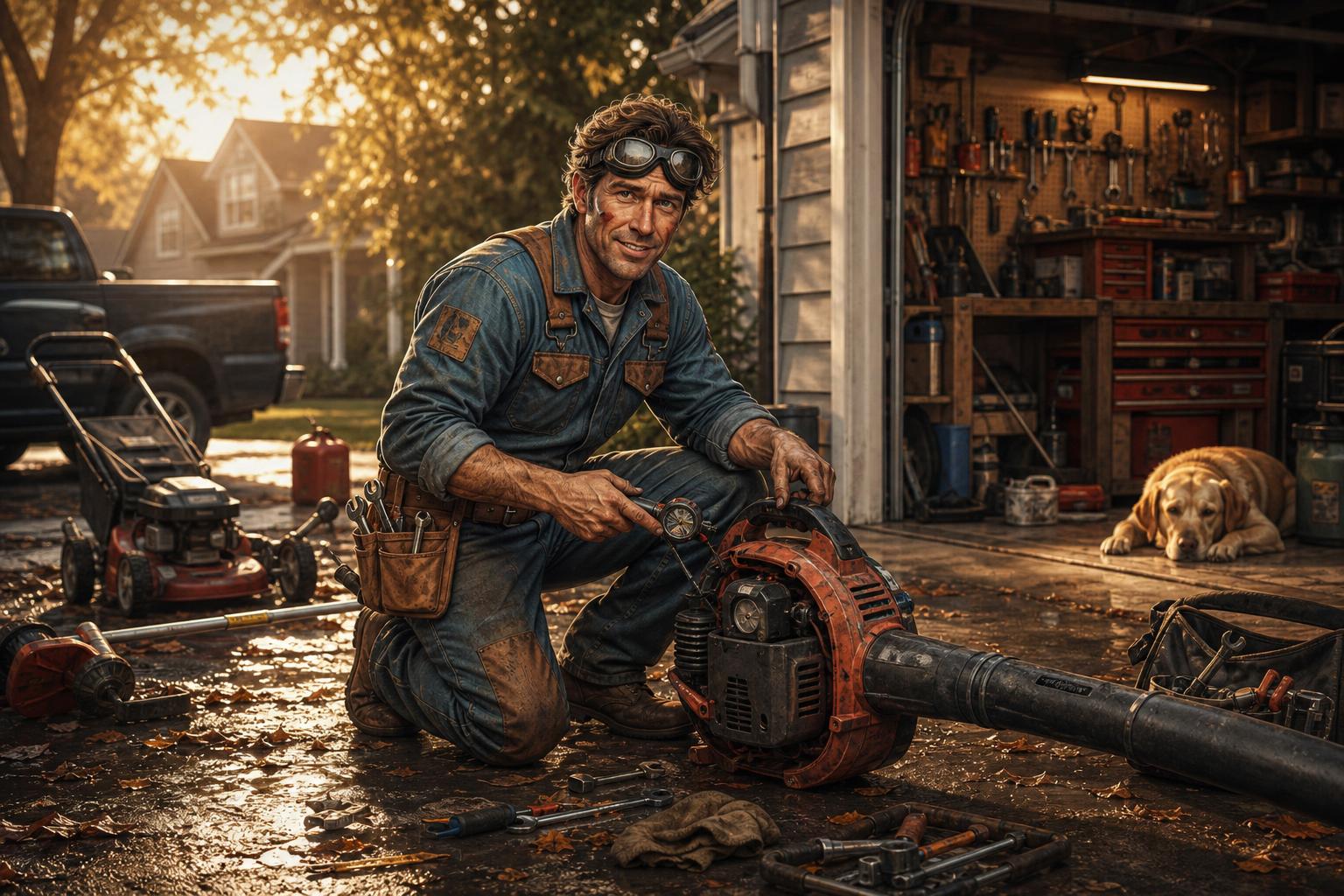 Blower bogging in wet leaves: battery tested ‘fine’ but couldn’t spin compression