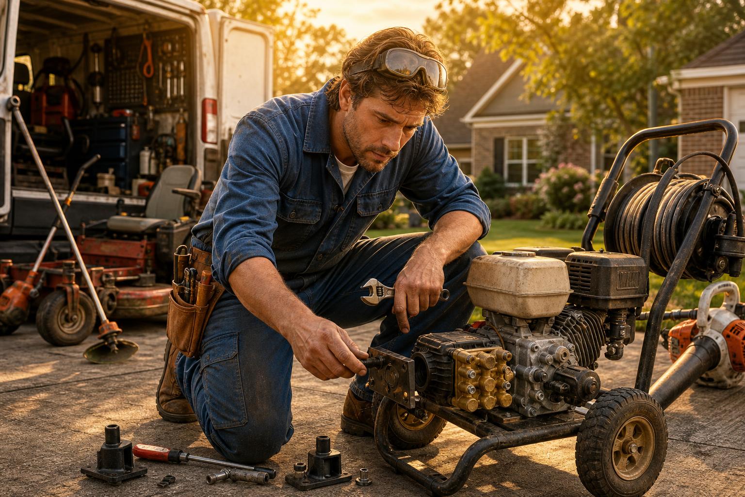 Pressure washer season hit hard: vibration from a loose mount, not ‘just old age’