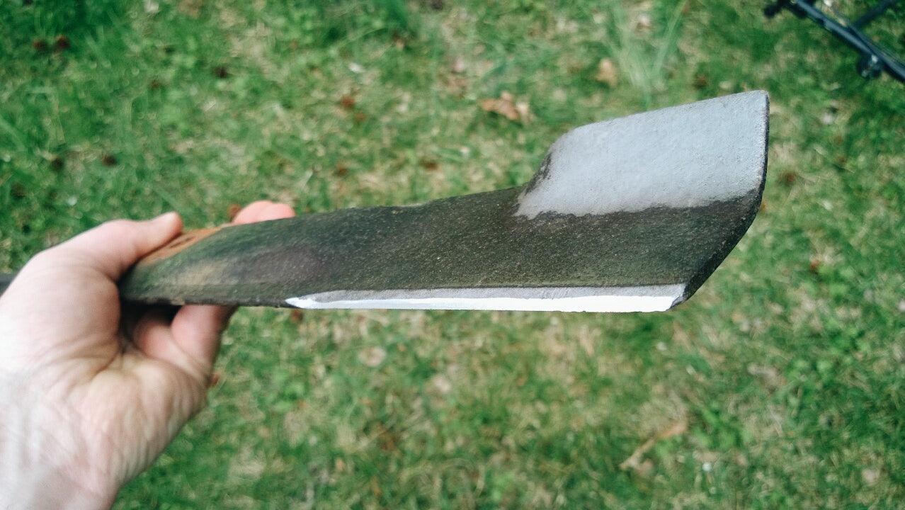 Lawn mower blade sharpening
