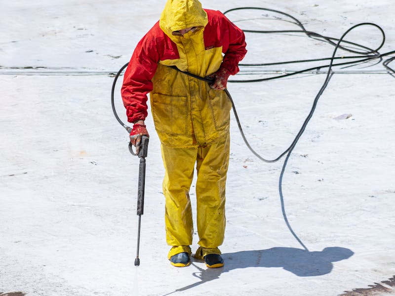 Pressure washing service